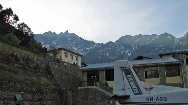 Tenzing-Hillary Airport Lukla cliff-edge runway Nepal — complete flight guide 2026
