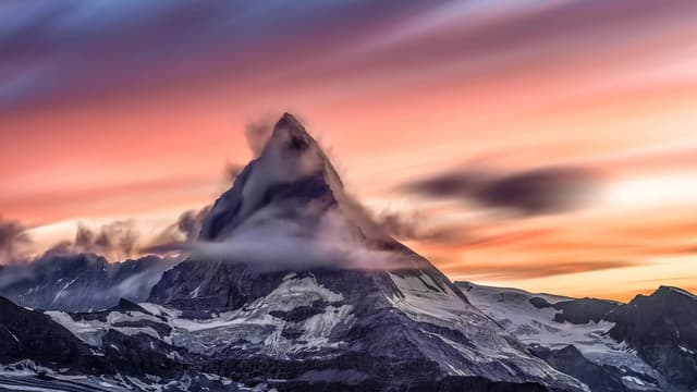 Matterhorn Alps mountain peak — illustrating The 15 Most Beautiful Mountains in the World in