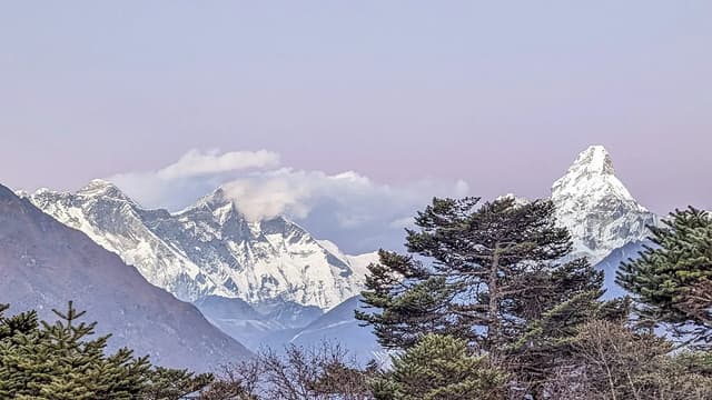 Namche Bazaar mountain town at 3440m in the Khumbu region Nepal