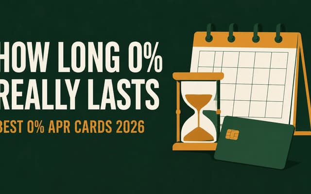 Illustration: How long 0% really lasts, best 0% APR cards 2026
