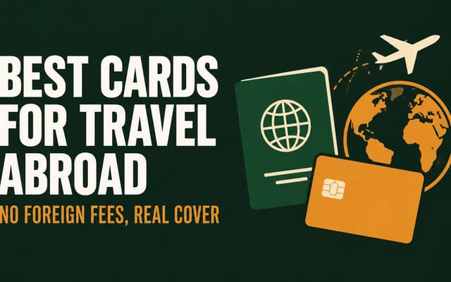 Illustration: Best cards for travel abroad, no foreign fees, real cover