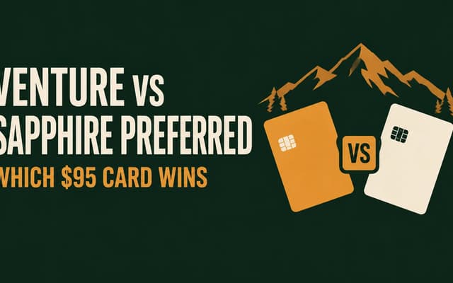 Illustration: Venture vs Sapphire Preferred, which 95 dollar card wins