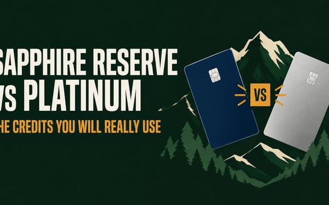 Illustration: Sapphire Reserve vs Platinum, the credits you will really use