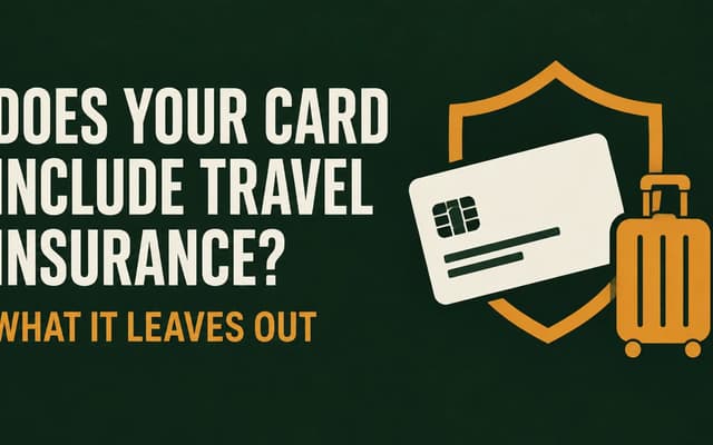 Illustration: does your card include travel insurance, what it leaves out
