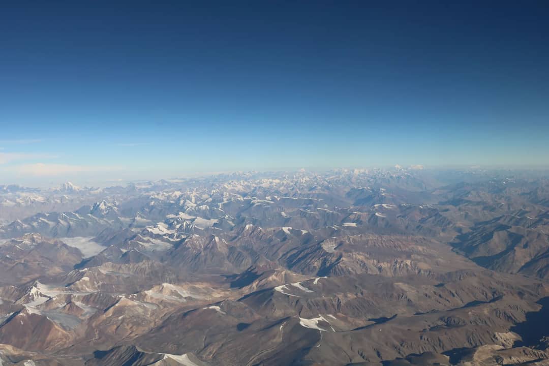 The Himalaya from the air