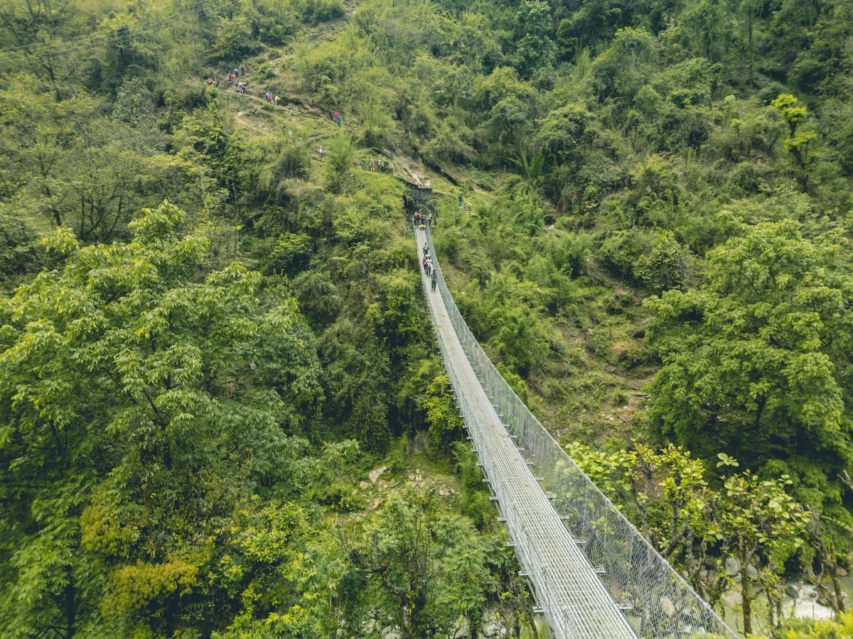 Nepal Just Built Its 10,000th Trail Bridge — and You've Probably Swayed Over One Without Knowing It