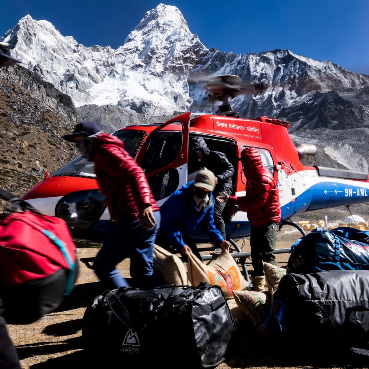 Ama Dablam seen on the Everest View Trek