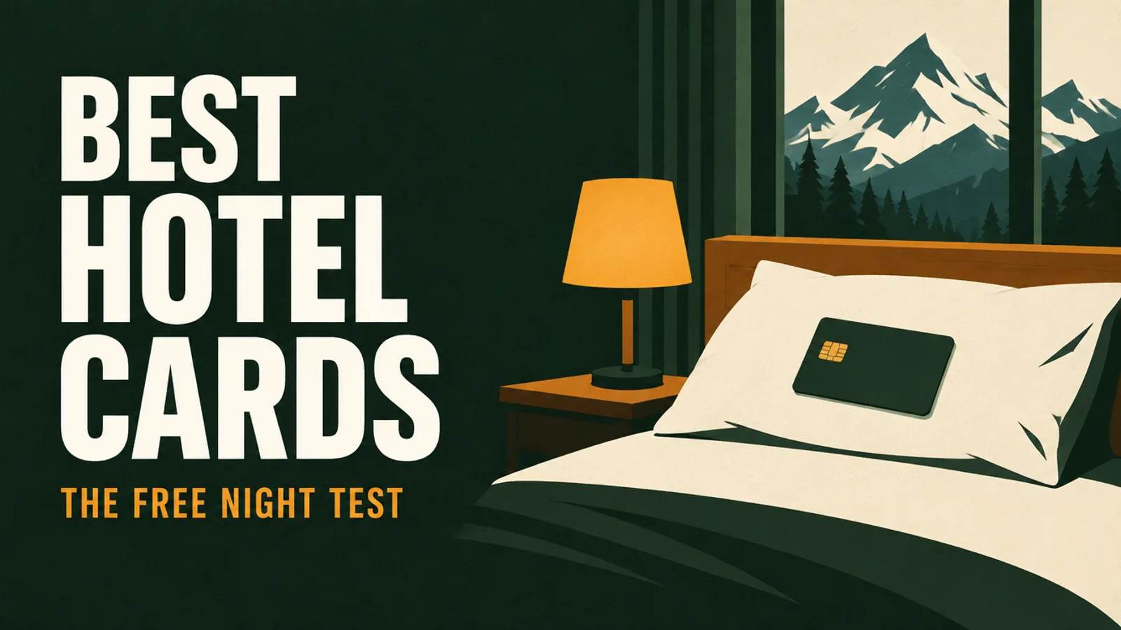 Illustration: best hotel credit cards, the free night test