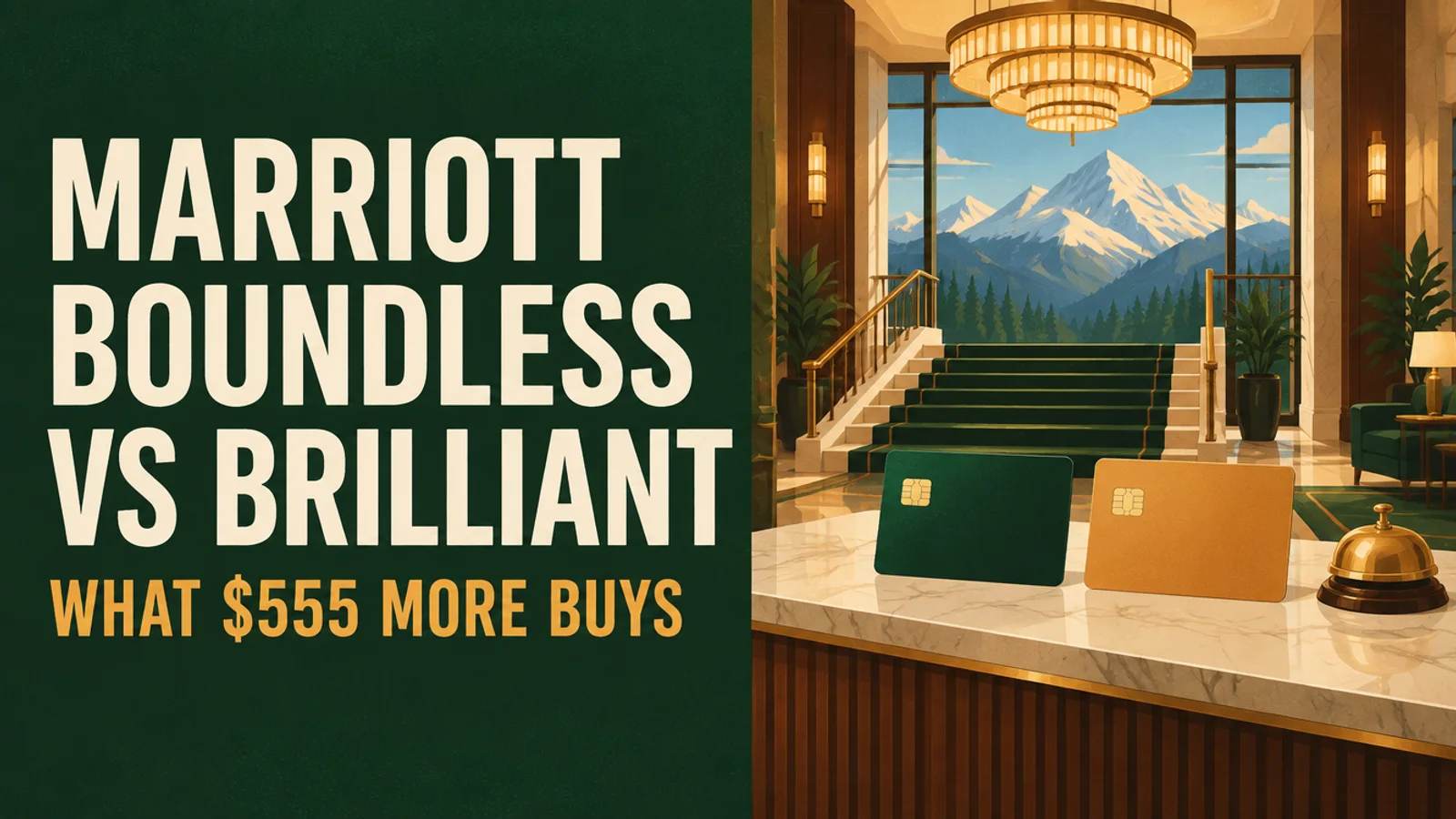 Illustration: Marriott Boundless vs Brilliant, what $555 more buys