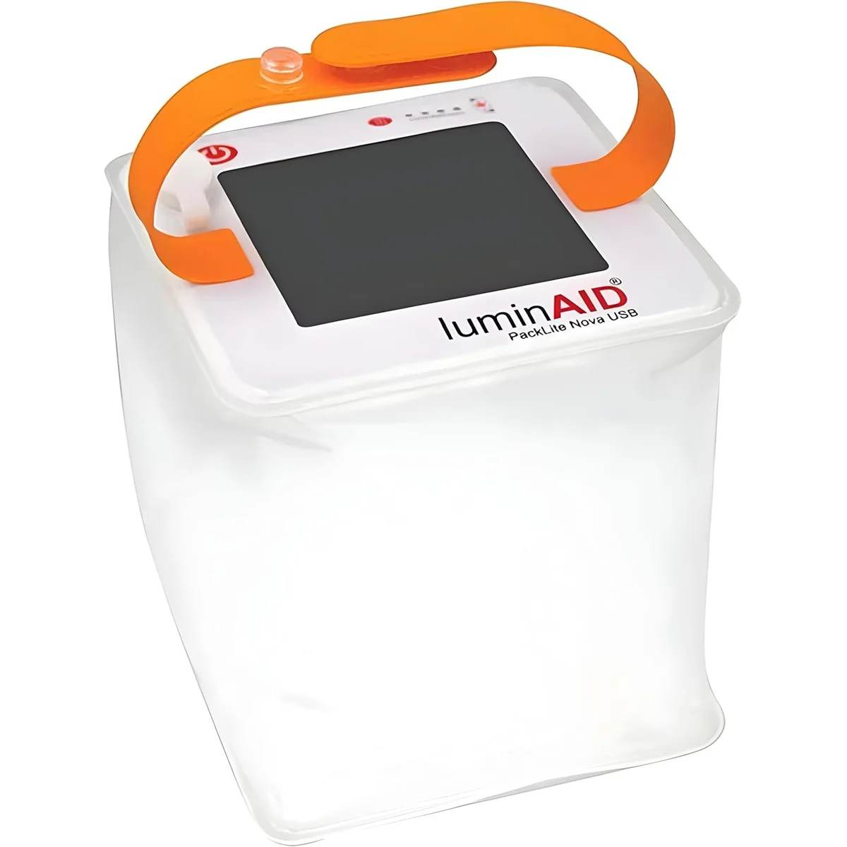 LuminAID Nova Inflatable Solar Lantern — Light for a whole table, not a single beam