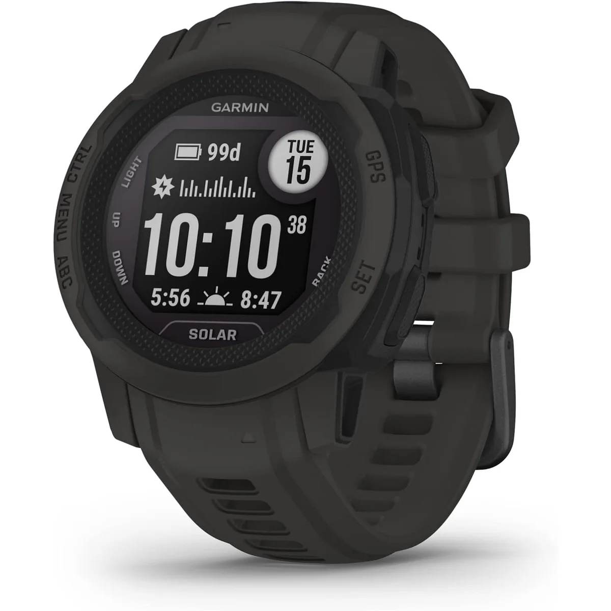 Garmin Instinct 2 Solar — Altitude, sunrise and a battery that outlasts the trek