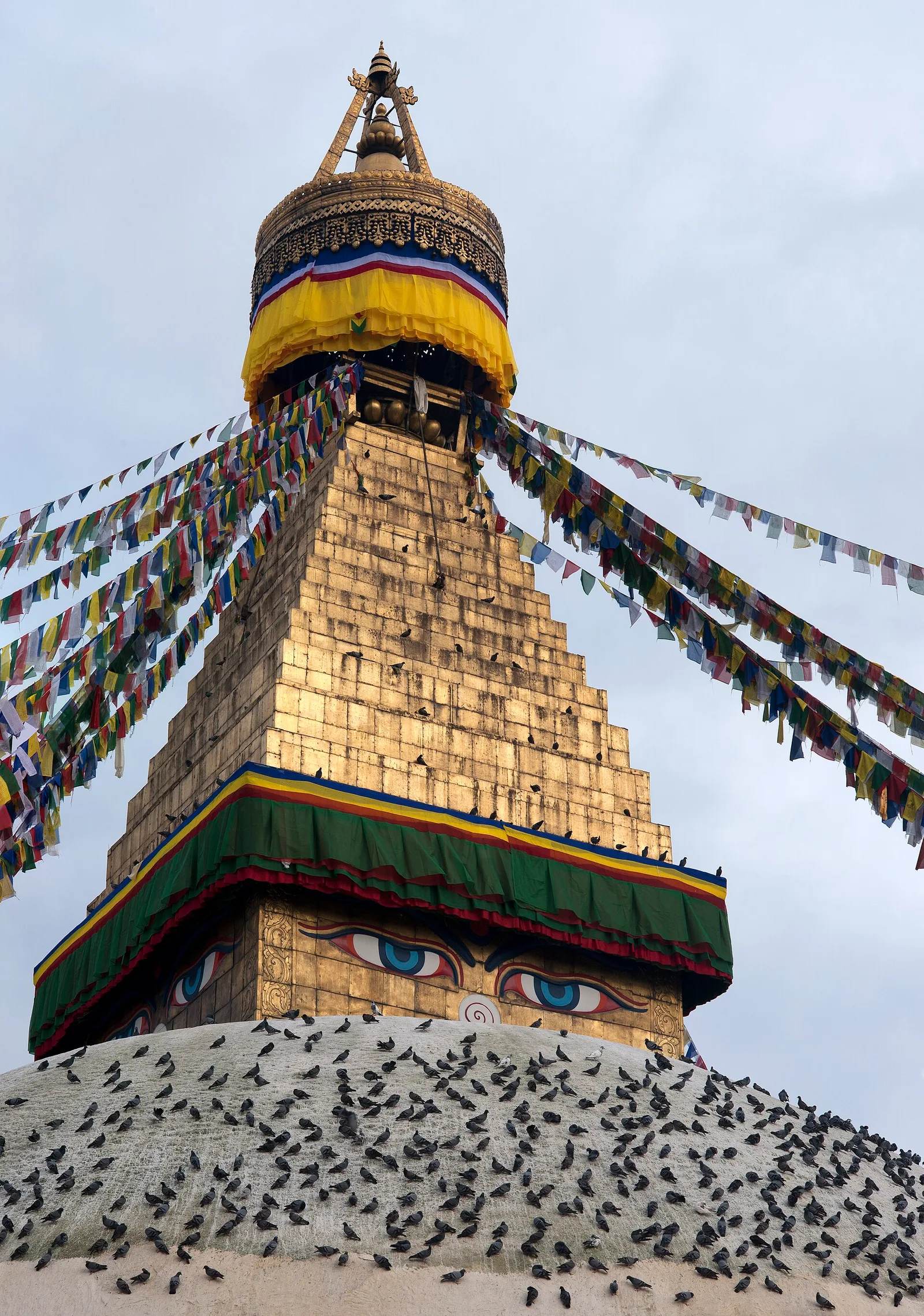 Why Four Pairs of Giant Painted Eyes Watch You From Every Direction in Kathmandu