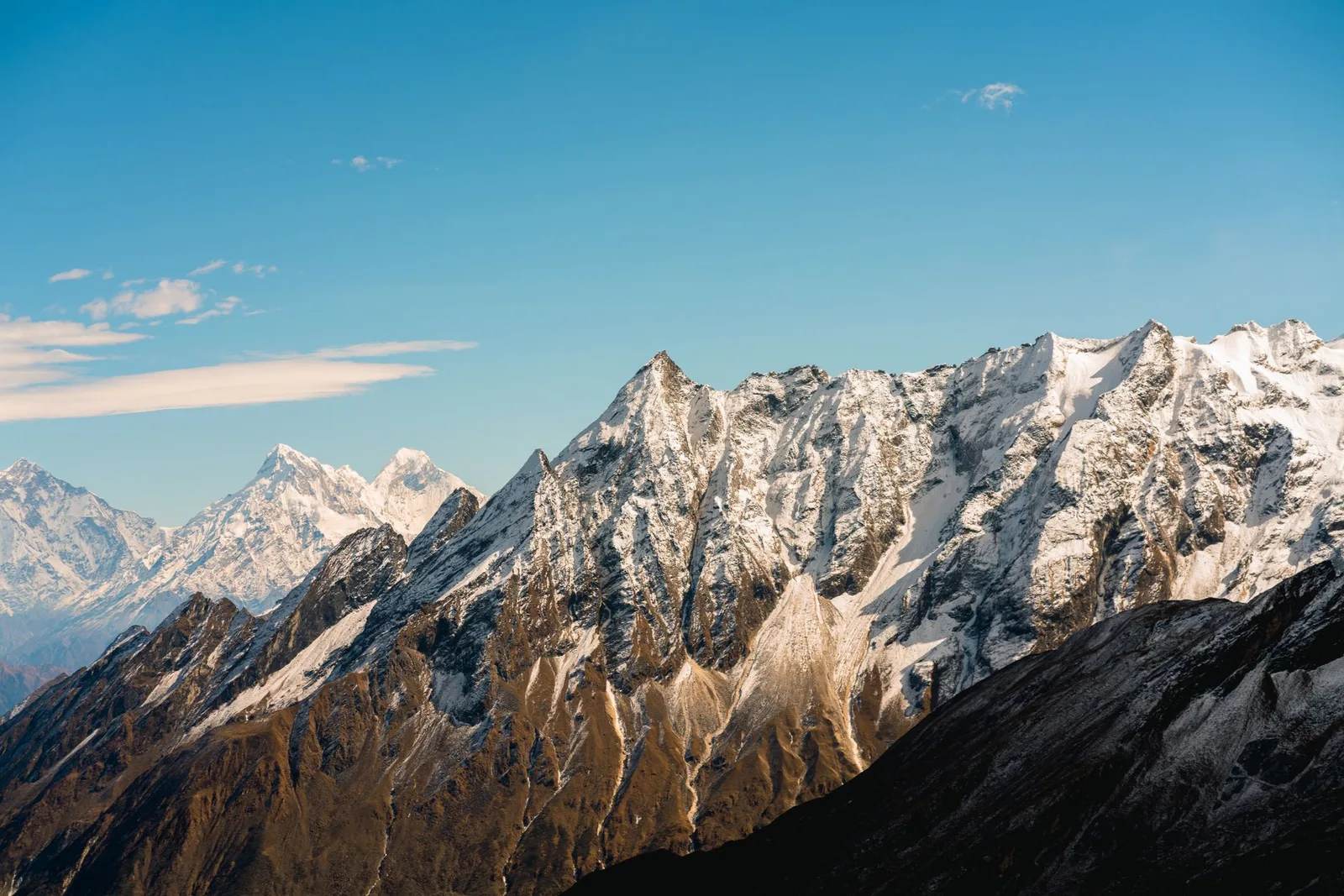 The high Himalaya of Nepal