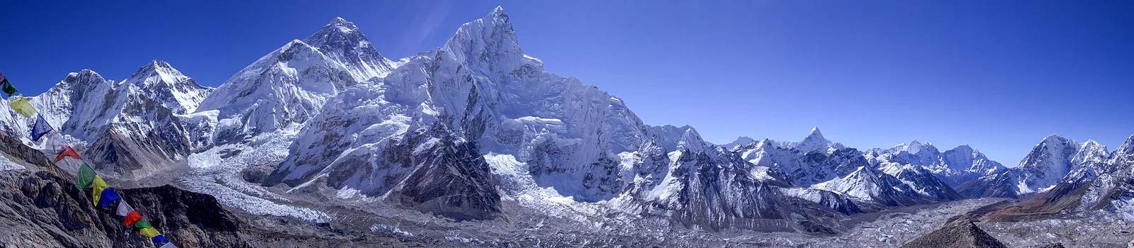 A panorama of Himalayan giants, Nepal