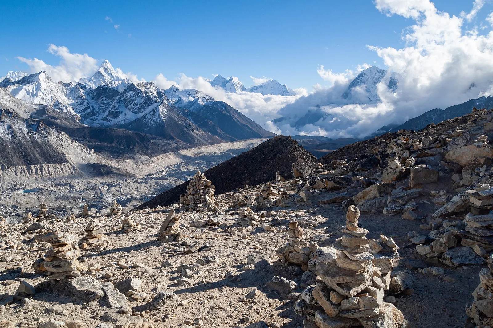 The high Himalaya of Nepal