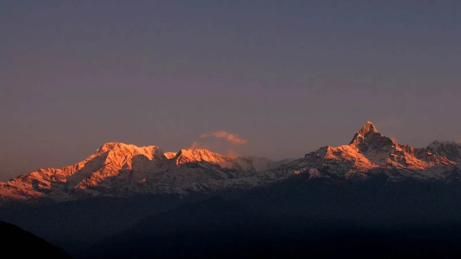 Himalaya mountains in Nepal