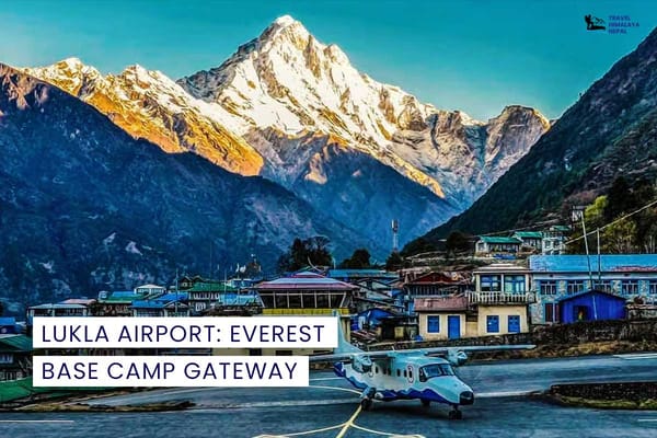 Lukla airport, gateway to the Everest region, Nepal
