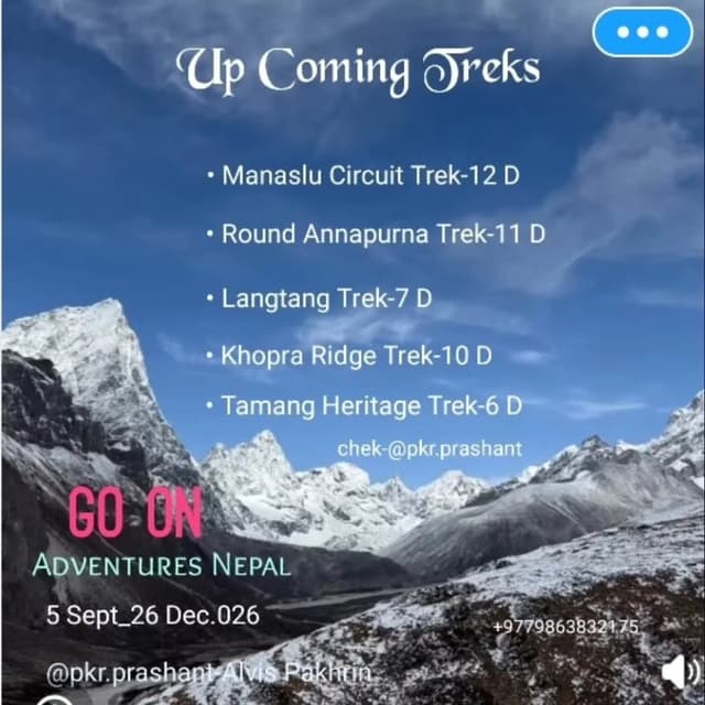 Langtang Valley Trek 2026 — Langtang, Nepal