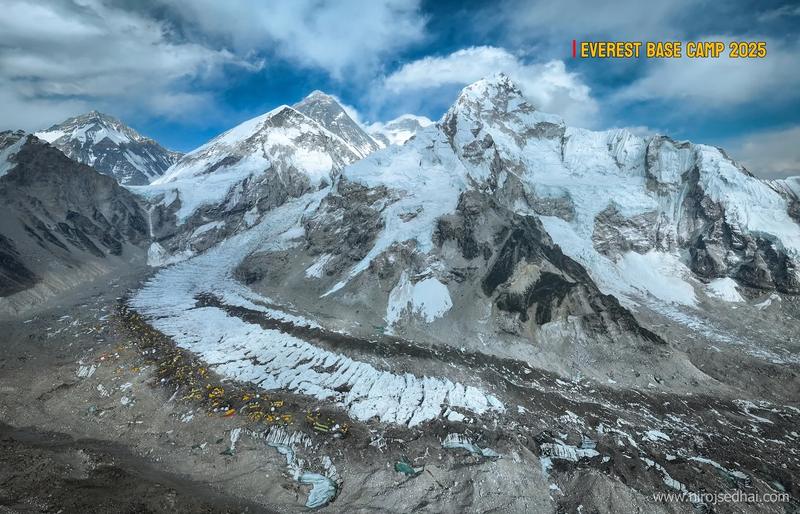 Mount Sagarmāthā सगरमाथा — the Everest region, Nepal