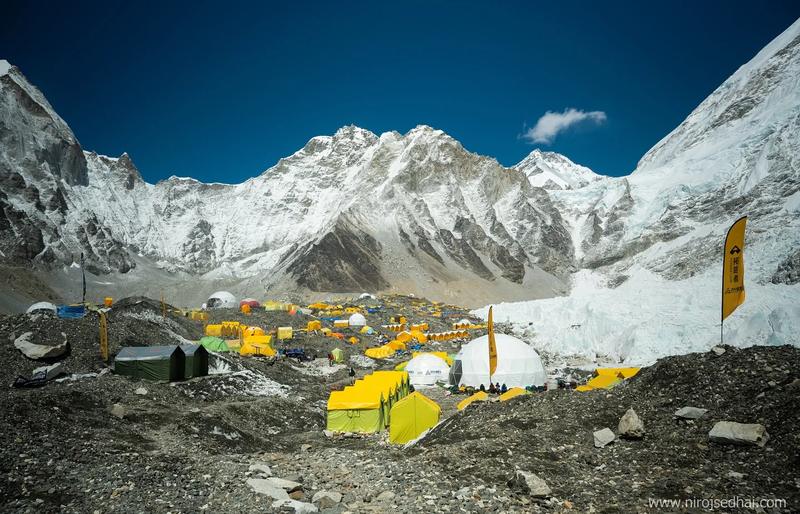 Mount Sagarmāthā सगरमाथा — the Everest region, Nepal