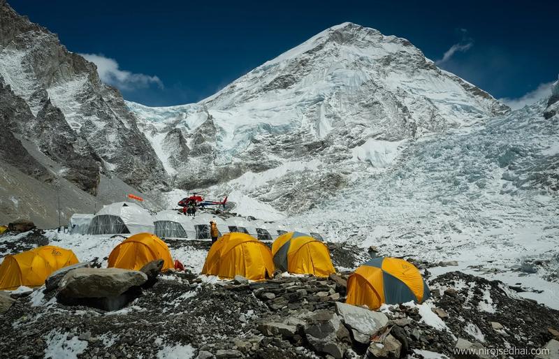 Mount Sagarmāthā सगरमाथा — the Everest region, Nepal