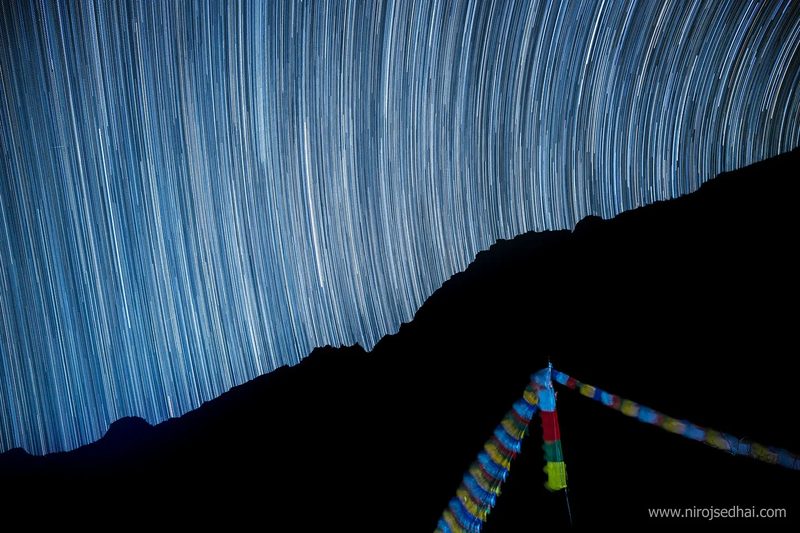 Dawn light in the Nepal Himalaya
