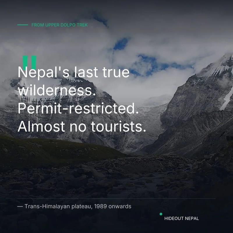 Khumbu landscape of peaks and valley