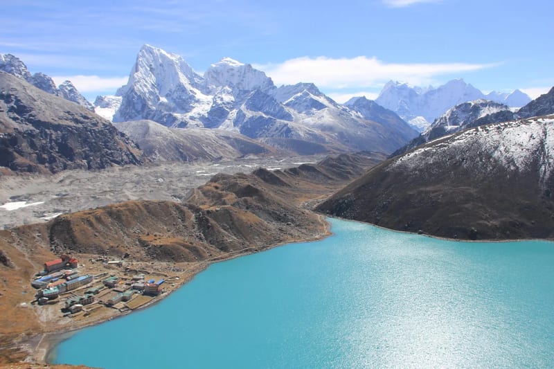 The Gokyo valley in the Everest region