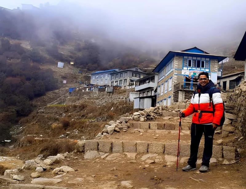 Namche Bazaar Sherpa town in the Everest region